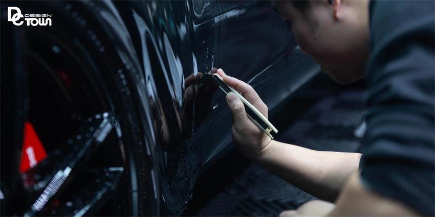 隱形車衣施工留下的水漬都是怎么處理的？